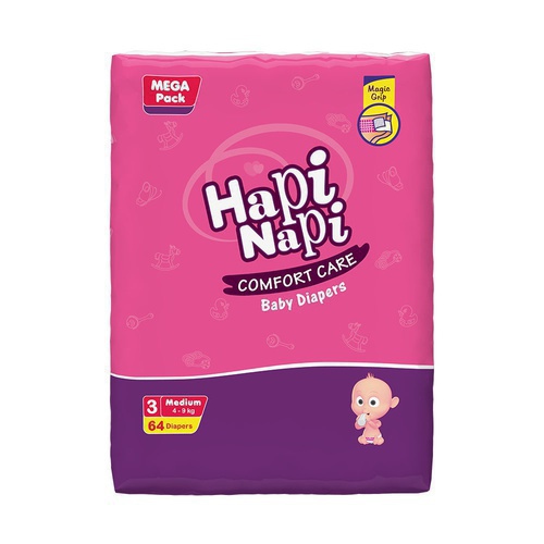 Hapi Napi Baby Comfort Care 64 diapers