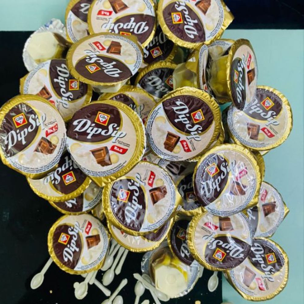 Dip Sip Chocolate With Cookies (60 PCs Jar )