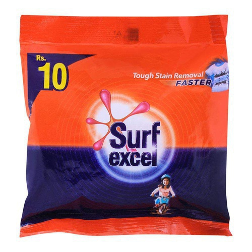 Surf Excel Rs 10 dozen 12 packets 35g each Tough Stain Removal Faster