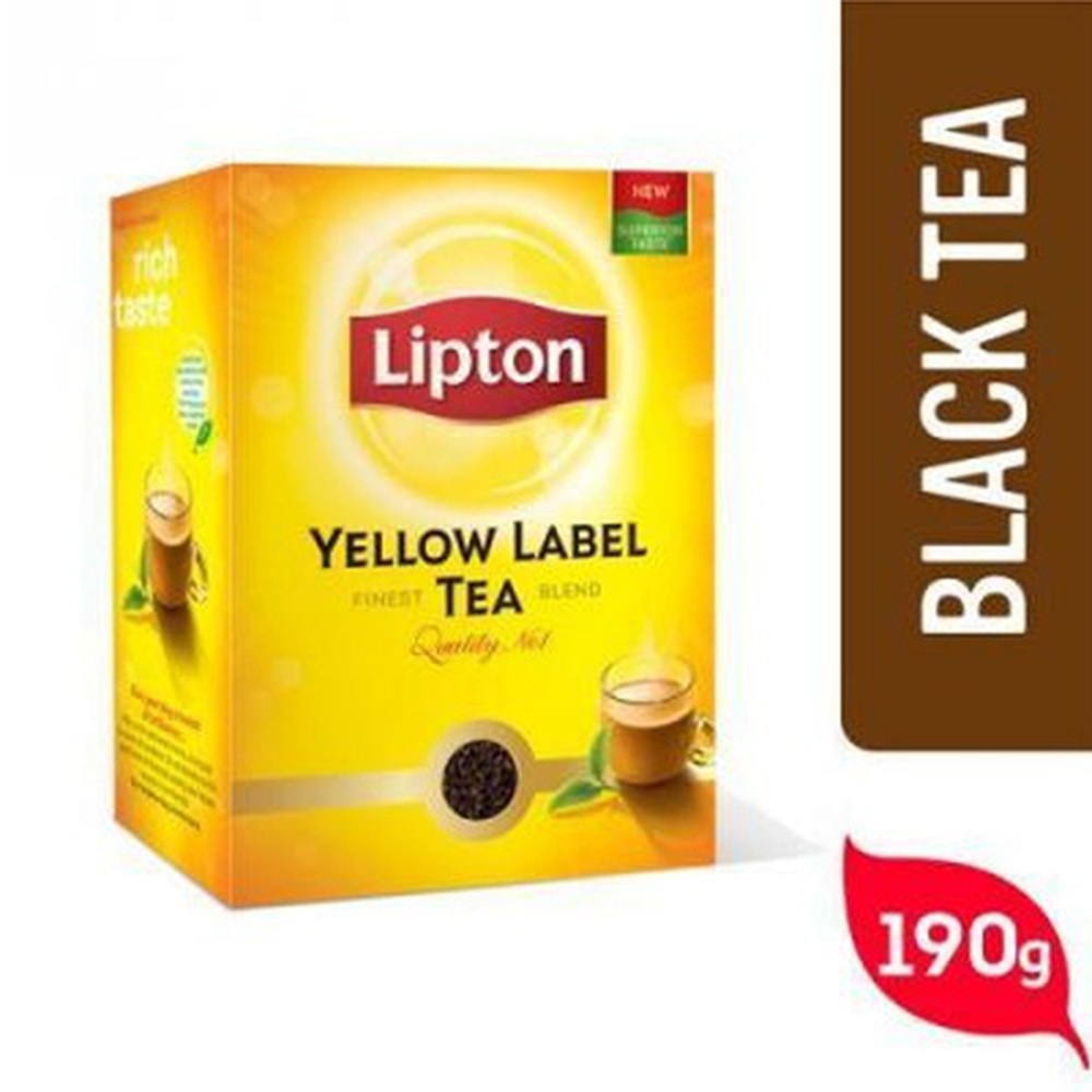 Lipton Yellow Label Tea Finest Tea Blend 190g Quality No 1