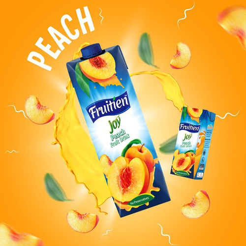 Fruitien joy Peach Nectar Fruit Drink 1 Litre