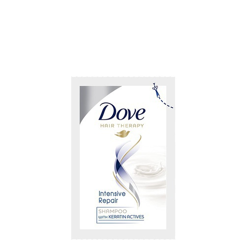 Dove Intensive Repair Shampoo Hair Therapy Shampoo with KERATIN ACTIVES 6 ml x 16p sachets