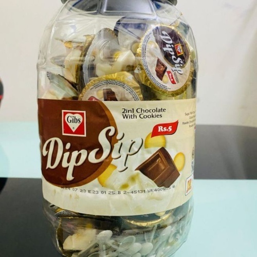 Dip Sip Chocolate With Cookies (60 PCs Jar )