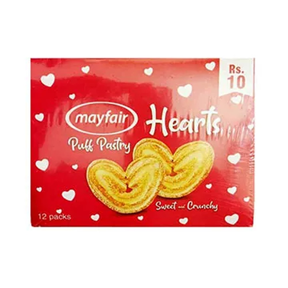 MAYFAIR HEART BISCUIT 24pcs