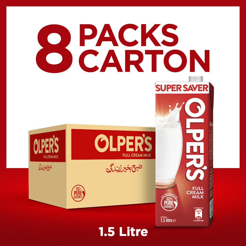 OLPERS MILK (1.5 LTR - CARTON) 8 pcs