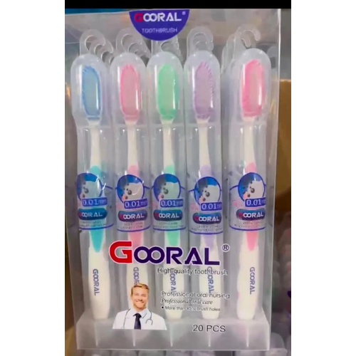 Gooral Toothbrush 0.01mm Professional Oral Care 20 pcs