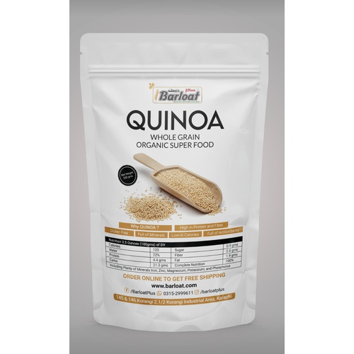 QUINOA WHOLE GRAIN Organic Super Food 200gms size : 3 Packs