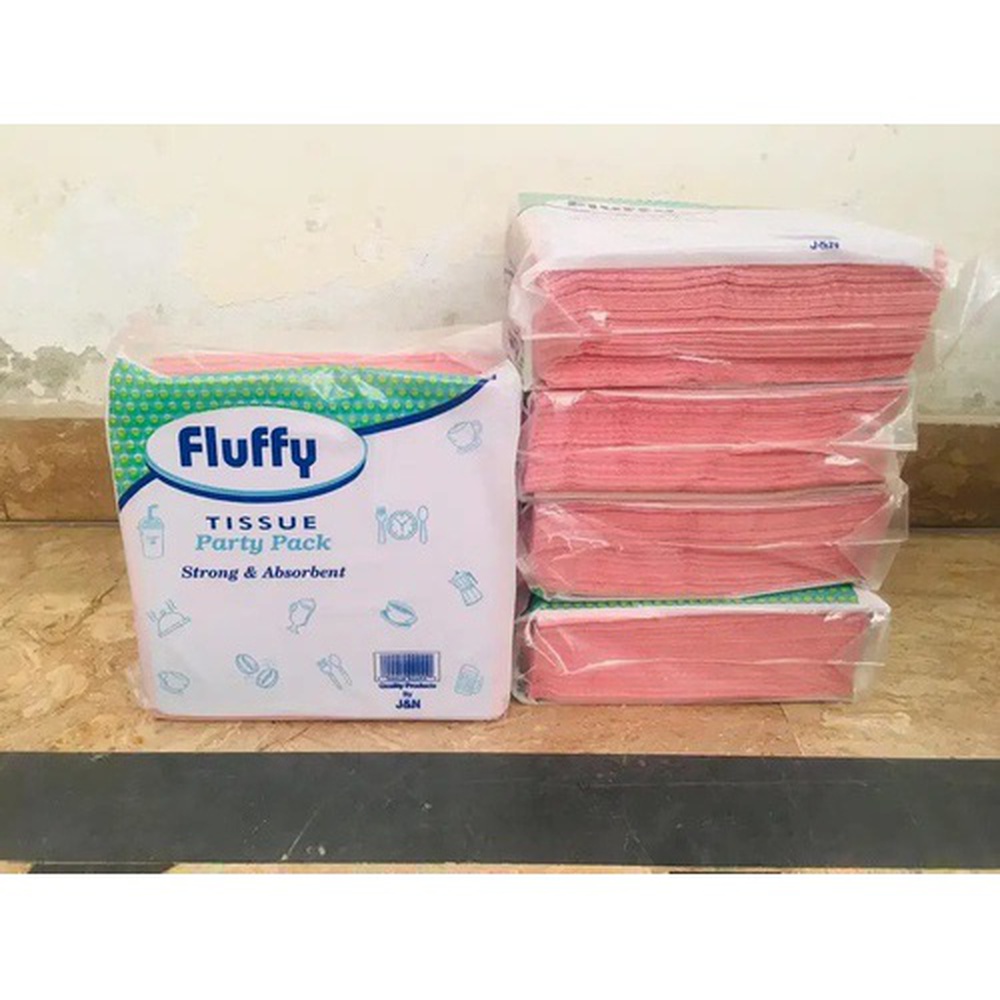 Fluffy Tissues Party Pack- pack of 3