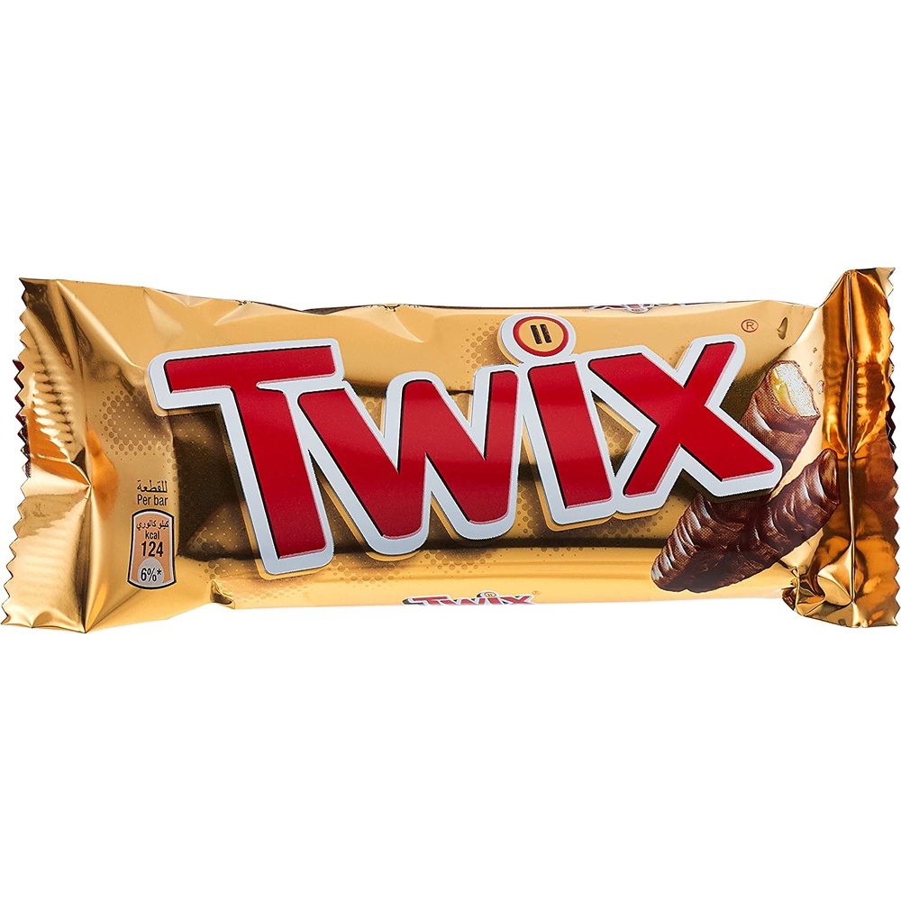 Twix, Chocolate Bar, (25 Pcs Box), 50 gm