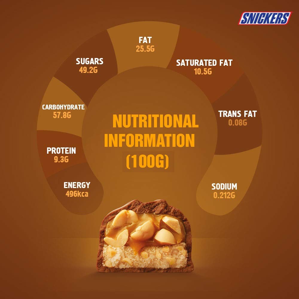 Snickers Chocolate Bar, 57 gm