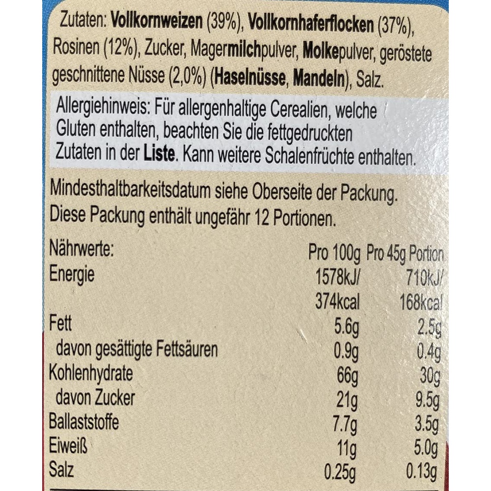 Alpen Original Muesli, 550 gm