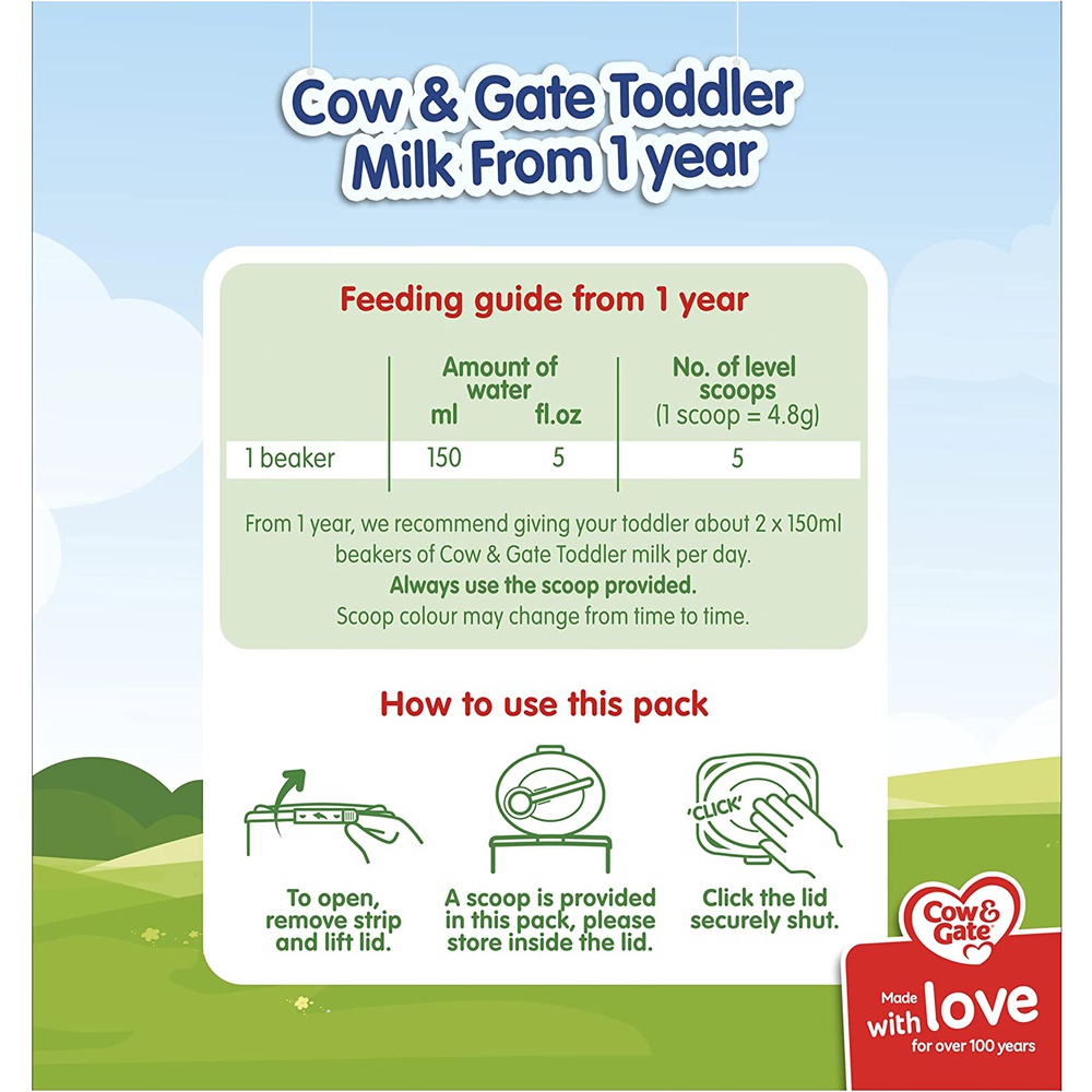 Cow Gate Toddler Milk 3, 800 gm