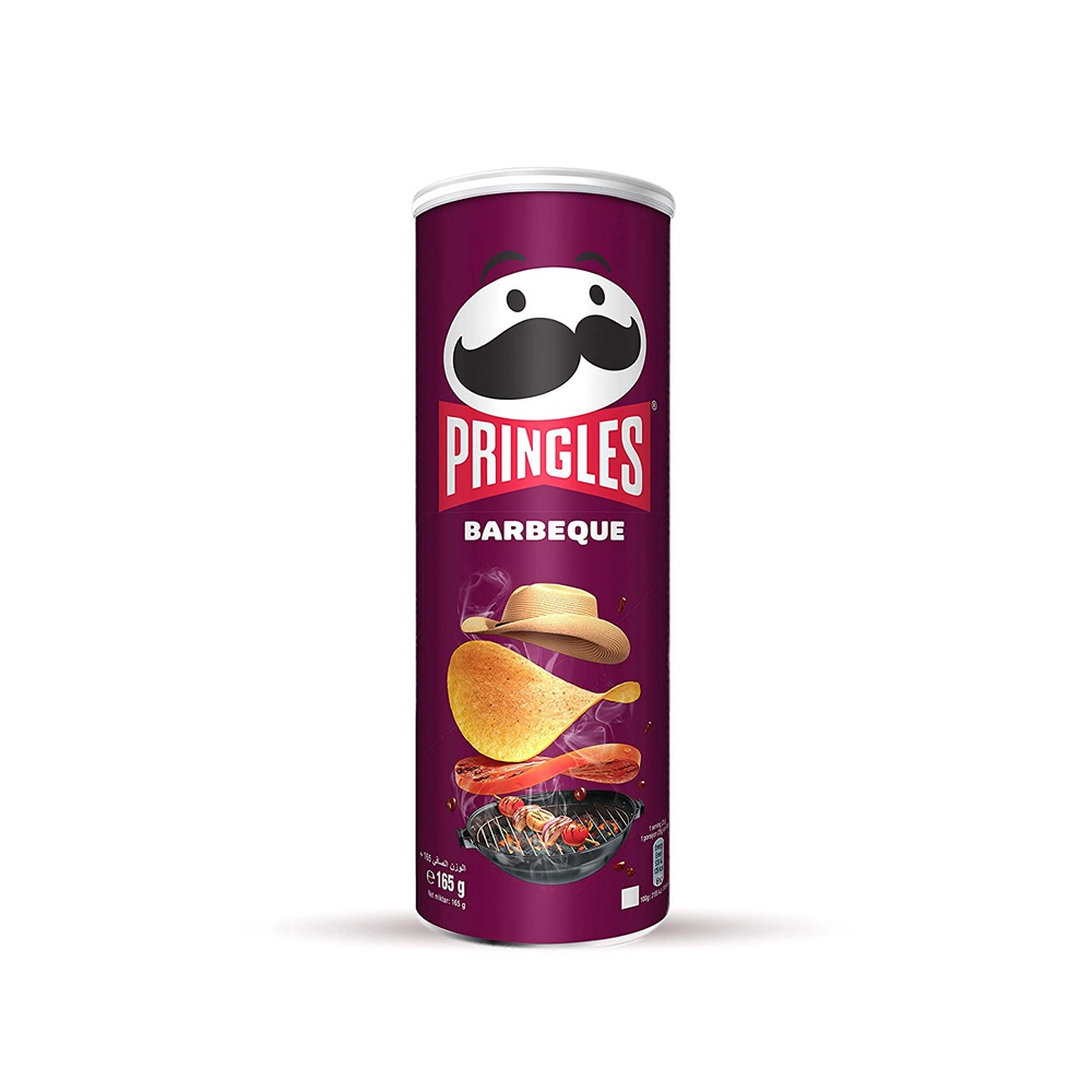 Pringles B.B.Q , 165 gm (Pack Of 6)