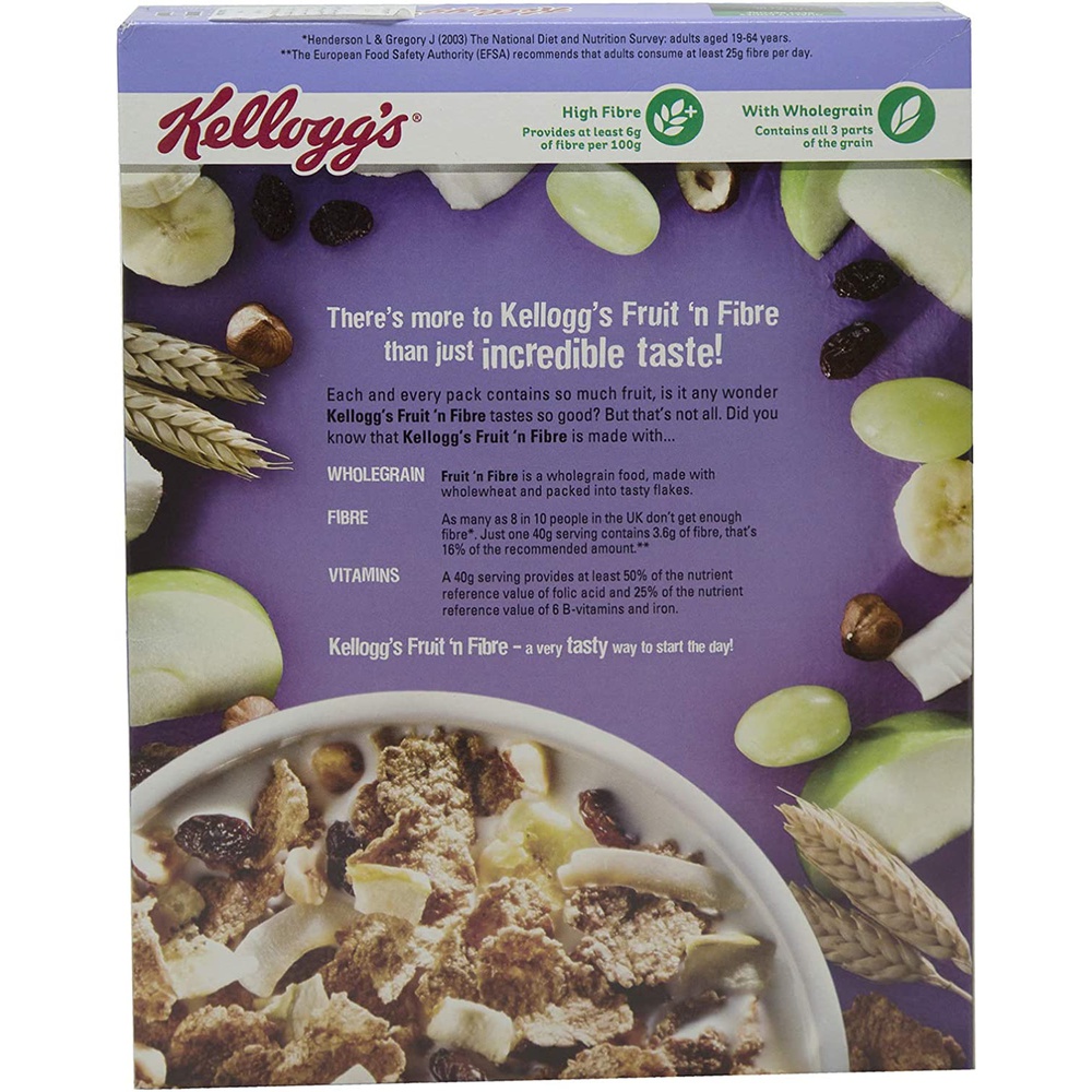 Kellogg'ss Fruit n Fibre Cereal, 375 gm