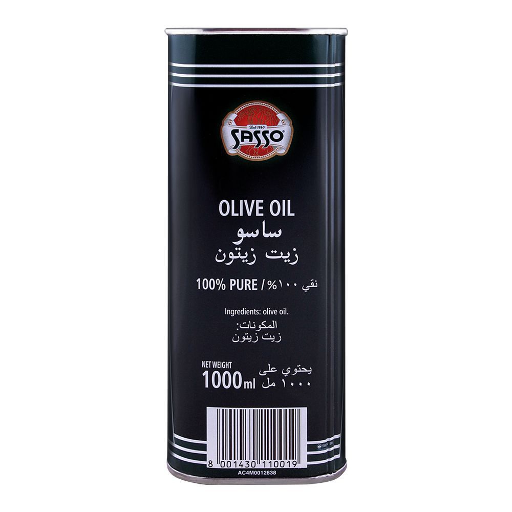 Sasso Oilve Oil 100% Pure, 1 LTR