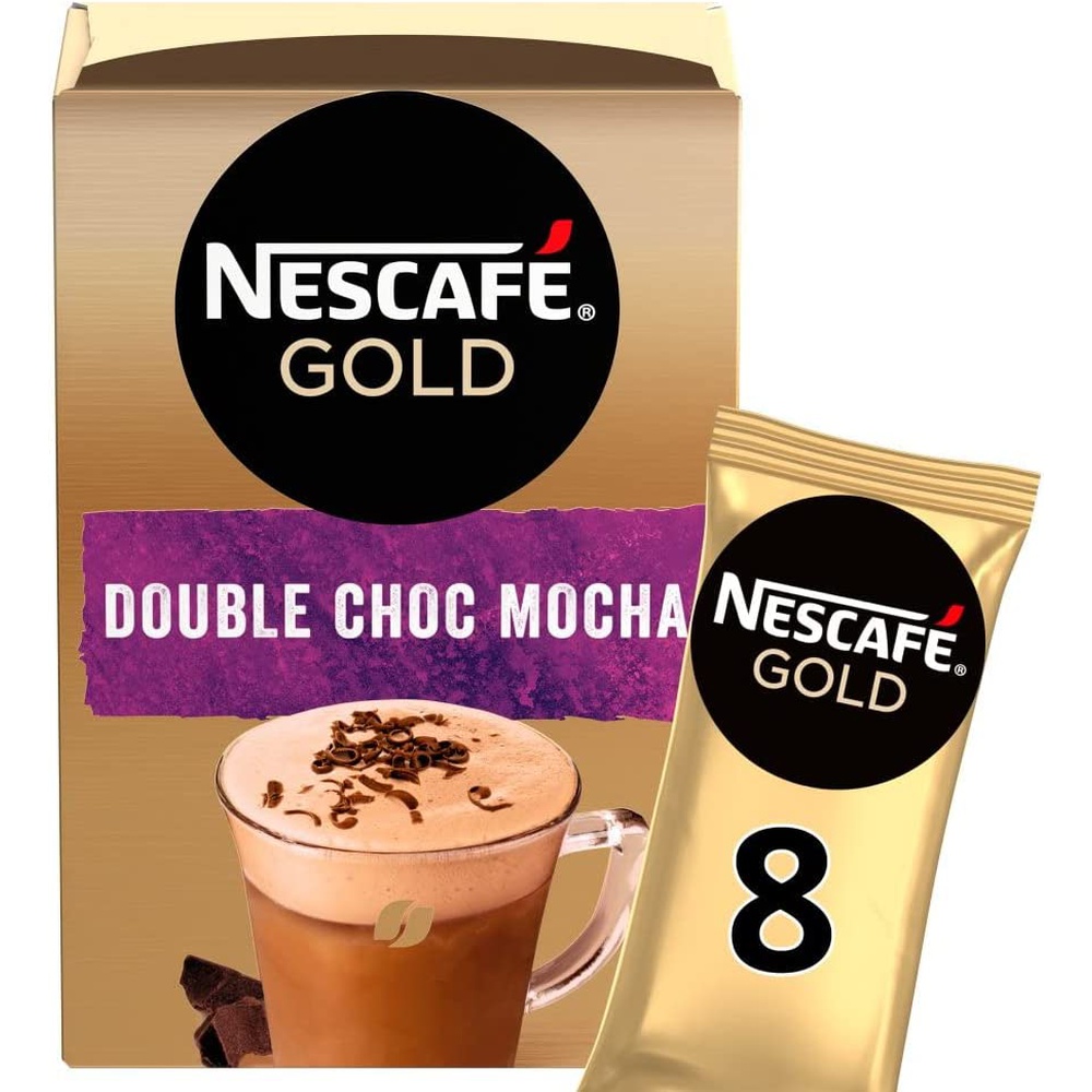 Nescafe Gold Cappuccino Double Choc Mocha 8 Sachet ,167 gm