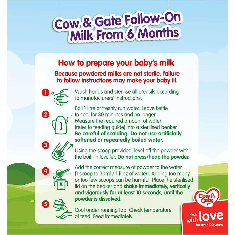 Cow Gate Follow On Milk 2, 800 gm