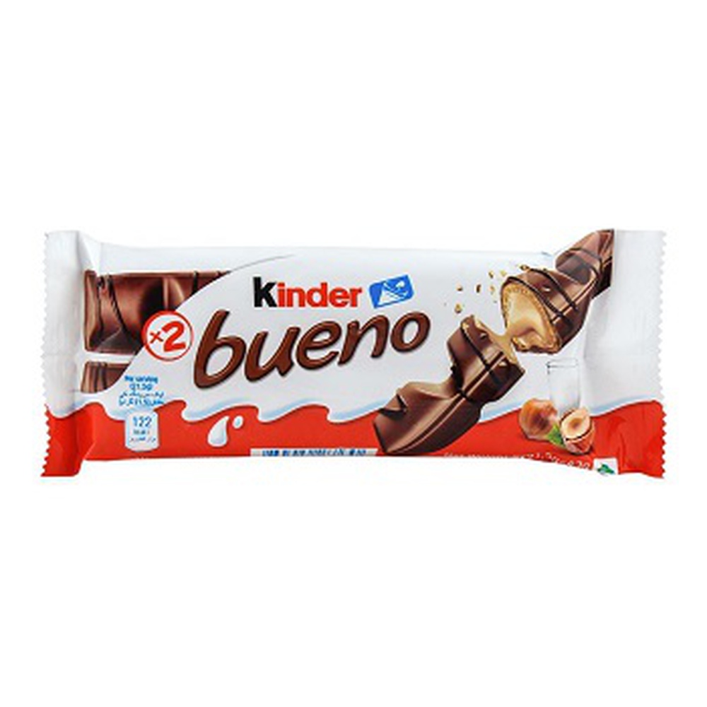 Kinder Bueno Chocolate Imported (30 Pcs Box), 43 gm x30