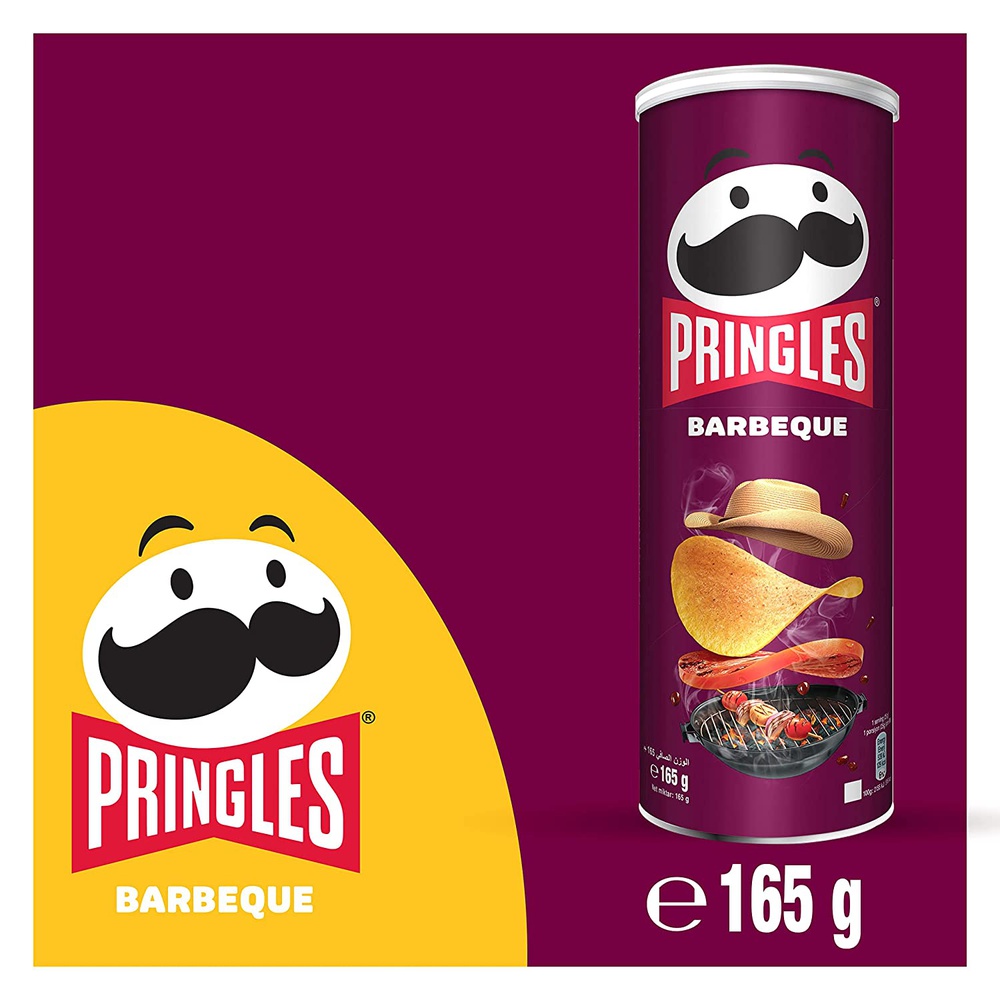Pringles B.B.Q , 165 gm (Pack Of 6)