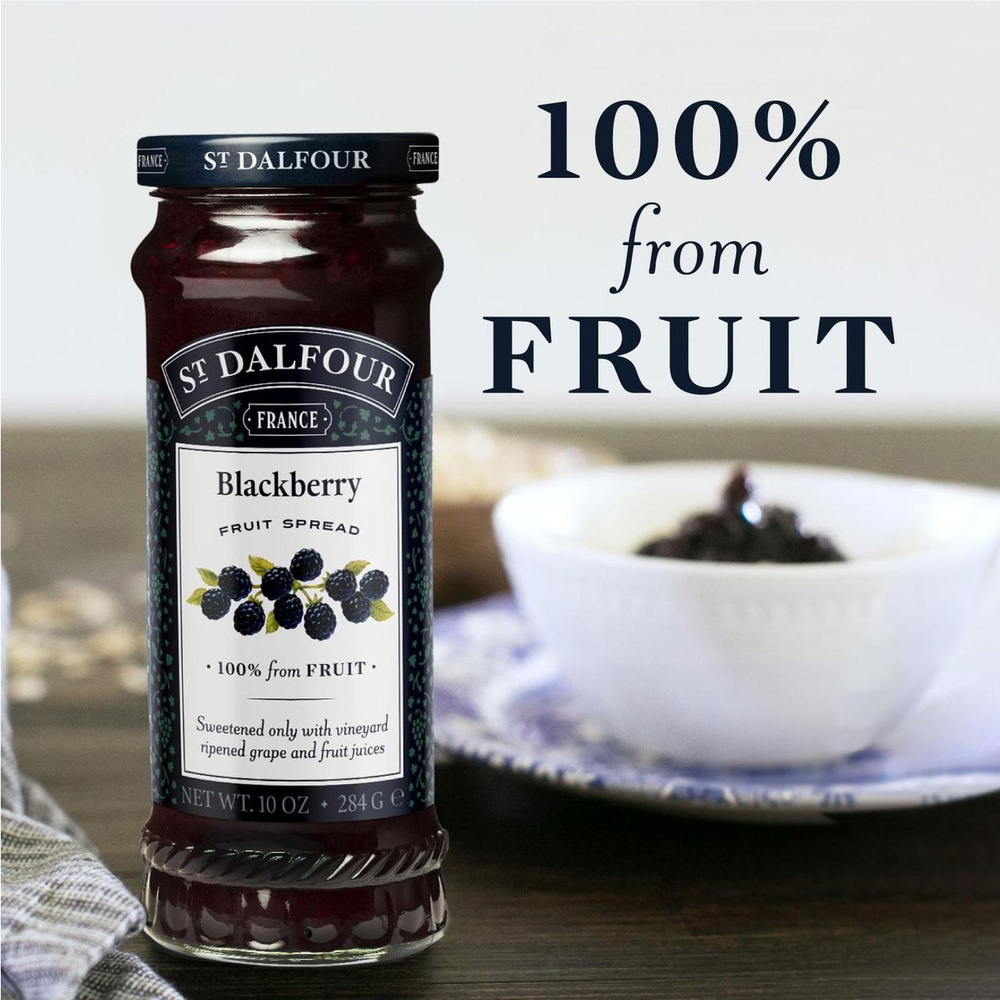 St Dalfour Blackberry Jam, 284 gm