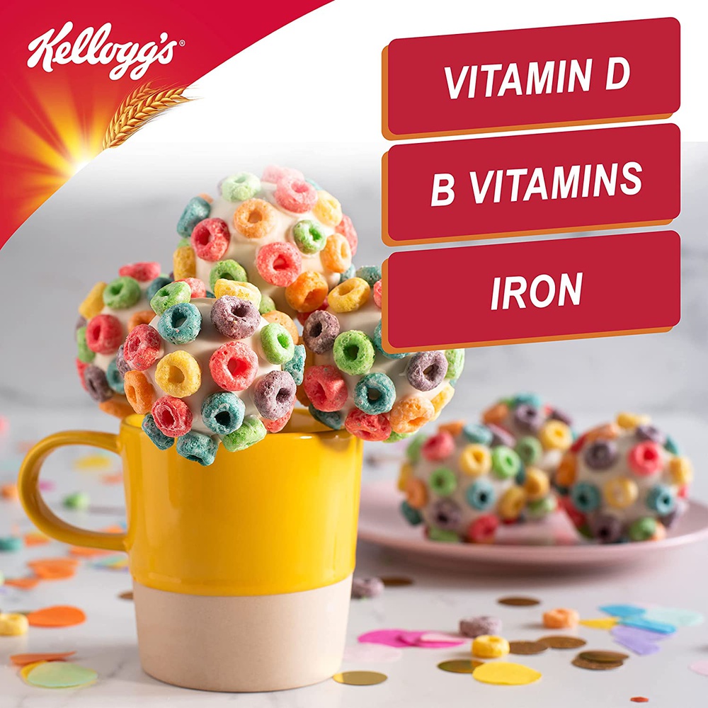 Kellogg'ss Fruit Loops Multigrain Cereal , 375g