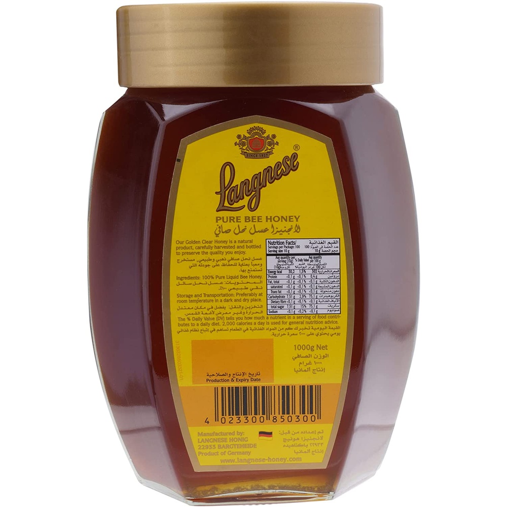 Langnese Pure Bee Honey, 1 kg