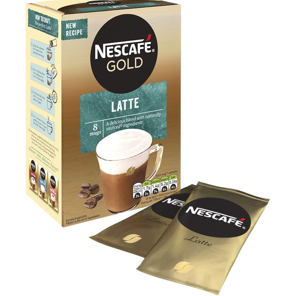 Nescafe Gold Cappuccino Latte 8 Sachet, 156 gm
