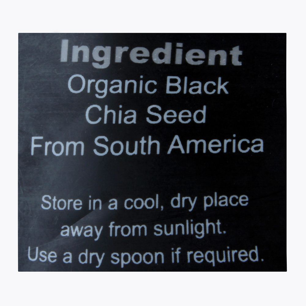 The Earth's Organic Black Chia Seed, 275gm
