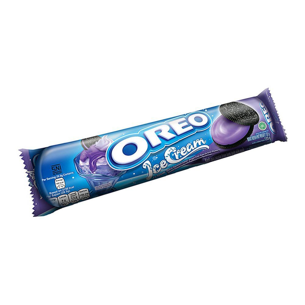 Oreo Roll Blueberry Icecream, 137 gm
