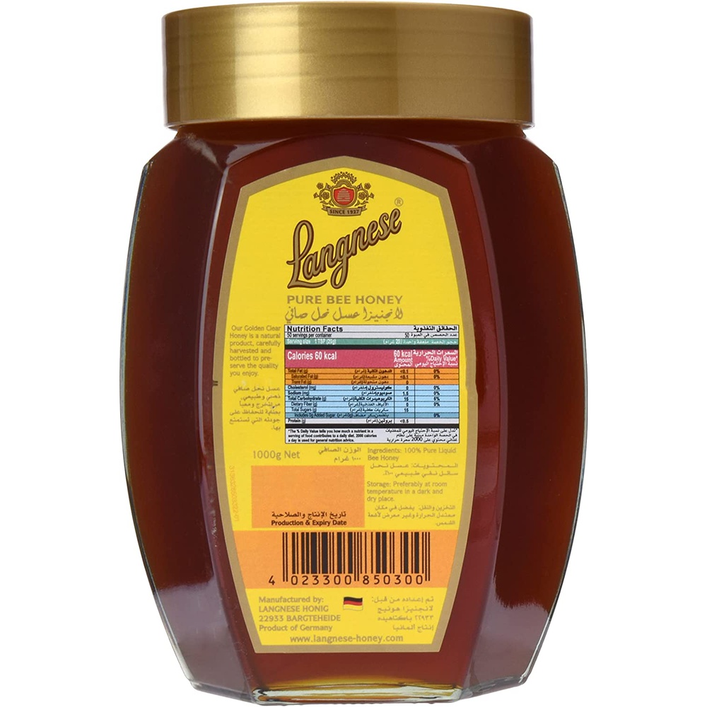 Langnese Pure Bee Honey, 1 kg