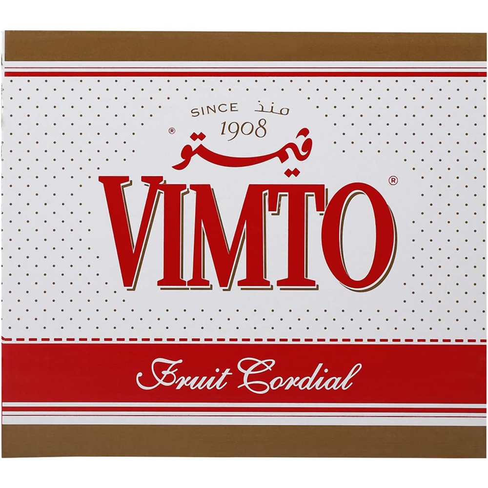 Vimto Fruit Cordial Syrup In Glass Bottle (Pack Of 2) , 710 Ml