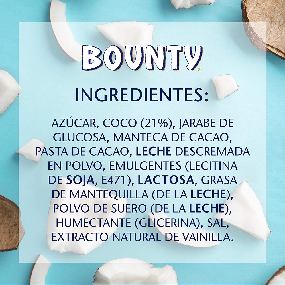 Bounty Coconut Milk Chocolate Duo Bar (24 Pcs Box) , 57Gm