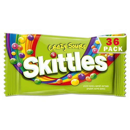 Skittles Crazy Sour (36 Pcs), 45 gm X 36