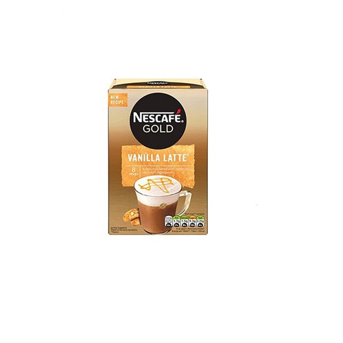 Nescafe Gold Cappuccino Vanilla Latte 8 Sachet , 148 gm