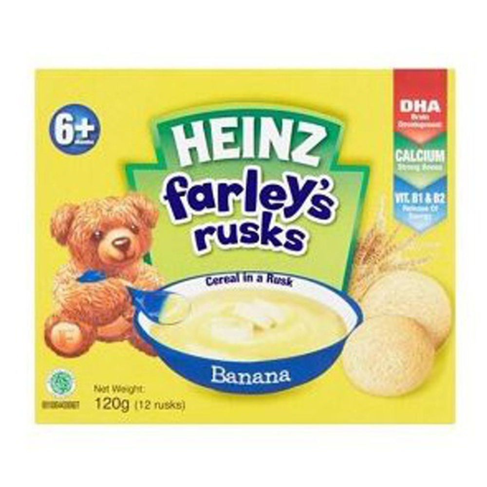 Heinz Farley Rusk Banana, 120 gm