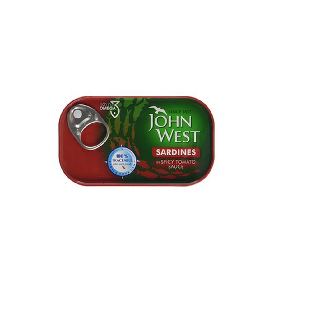Johnwest Sardines In Spicy Tomato, 120 gm