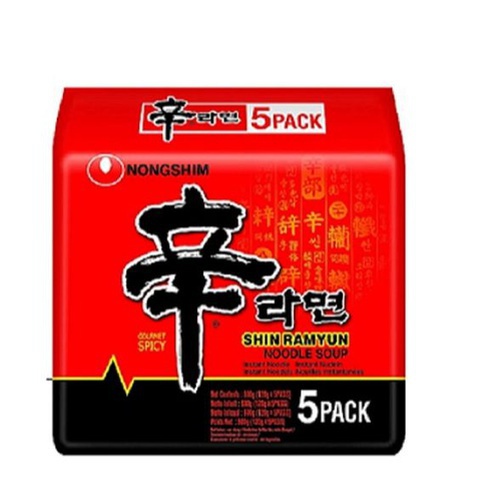 Nonghshim Shin Raymun Noodles (5 pack), 600 gm