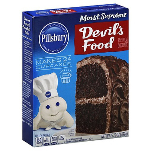 Pillsbury Moist Supreme Premium Cake Mix, Devil's Food, 15.25 oz