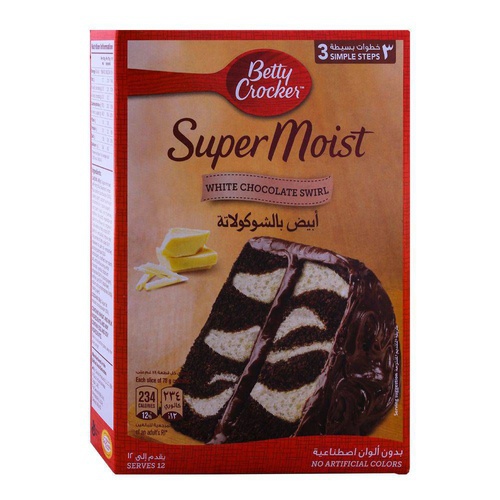 Betty Crocker Super Moist White Chocolate Swirl, 500 gm