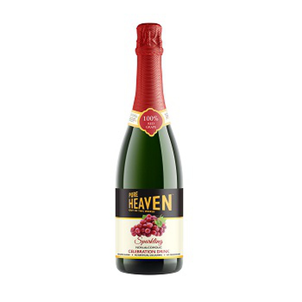 Pure Heaven Juice, Sparkling Drink Red Grapes, 750ml