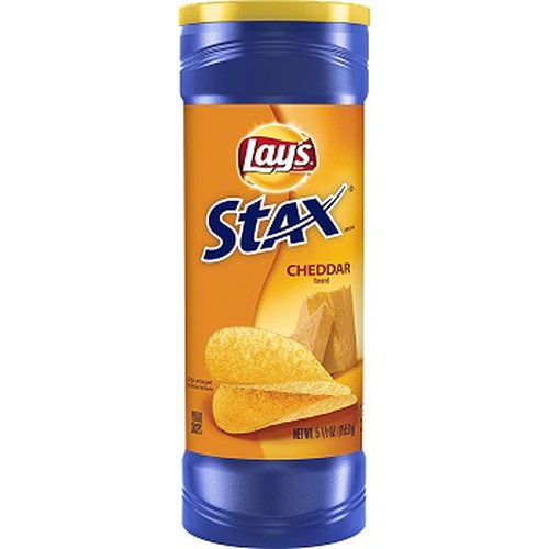 Lay's Stax, Cheddar Flavored, 5.5 Ounce Container