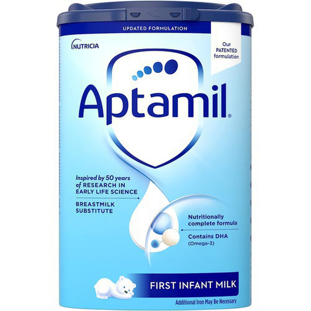 Aptamil Stage 1, No. 1 Baby Formula in Europe, Milk Based Powder Infant Formula with DHA, Omega 3 & Prebiotics