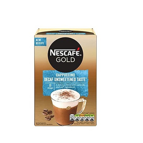 Nescafe Gold Cappuccino Decaf 8 Sachet , 160 gm