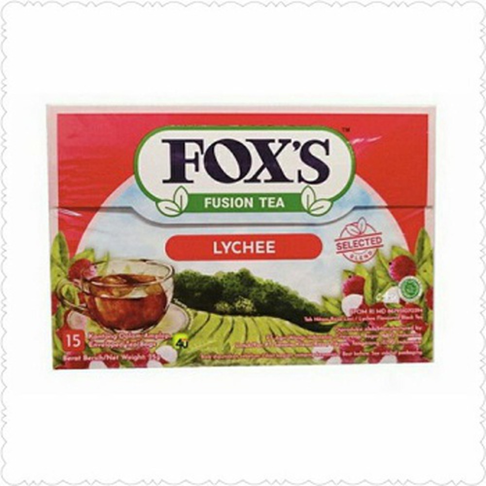 Foxs Fusion Tea Lychee, 15 Tea Bags