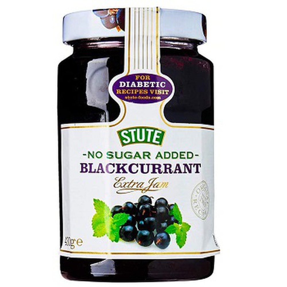 Stute Diabetic No Added Sugar Blackcurrant Jam 430g
