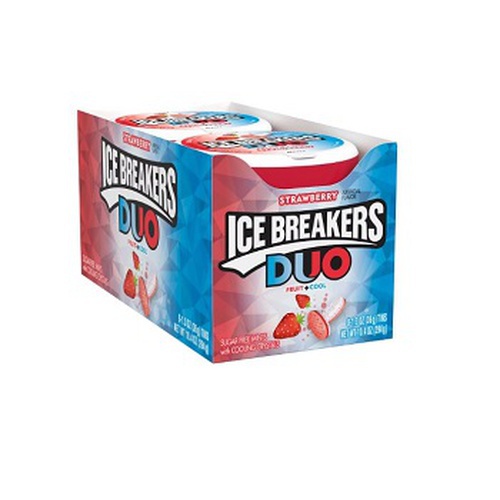 Ice Breakers Mint Duo Strawberry (8 pcs) 1.5 oz x8