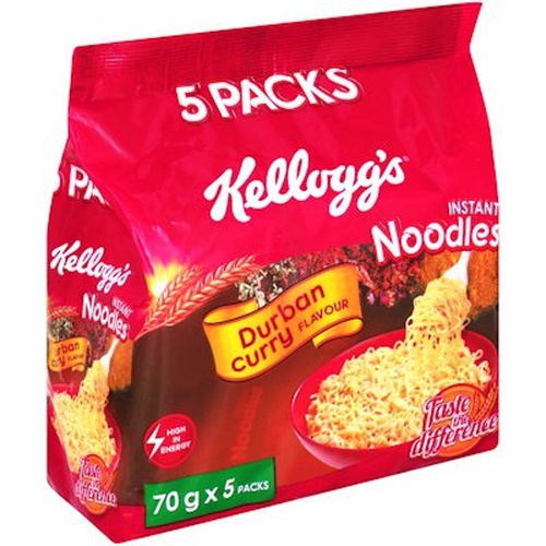 Kelloggs Multipack Noodles Chicken Curry (5 pack), 350 gm