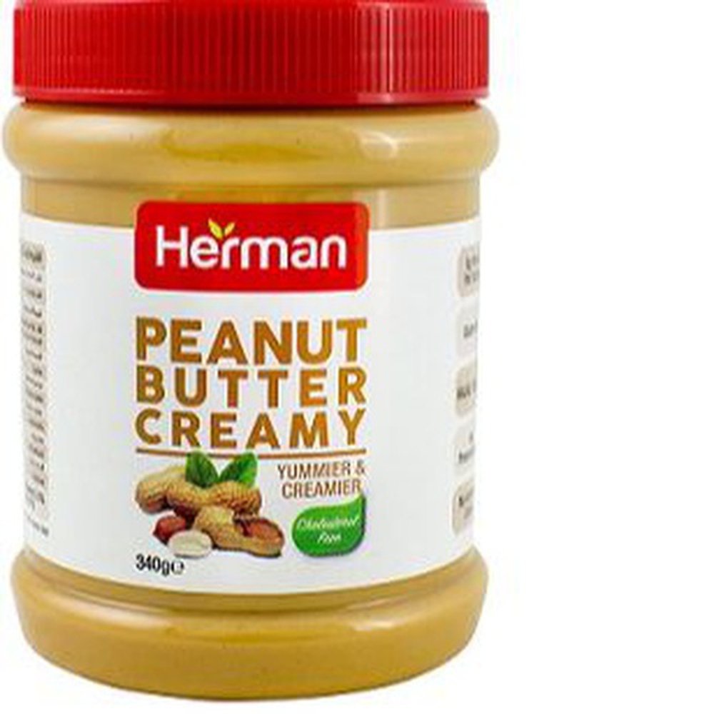 Herman Peanut Butter, Creamy, 340g