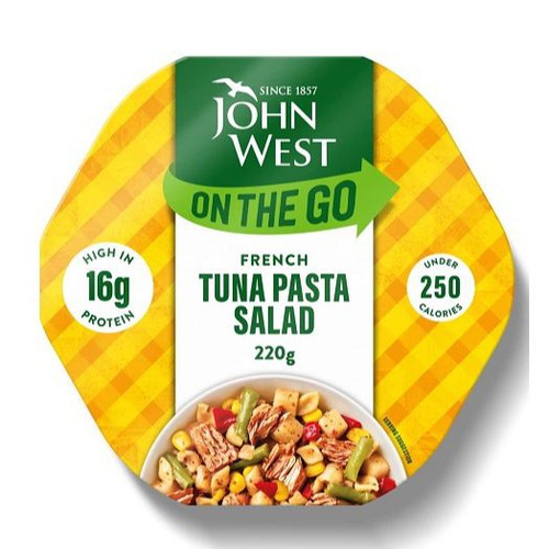 Johnwest Tuna Light Lucnh French Tuna Pasta Salad, 220 gm