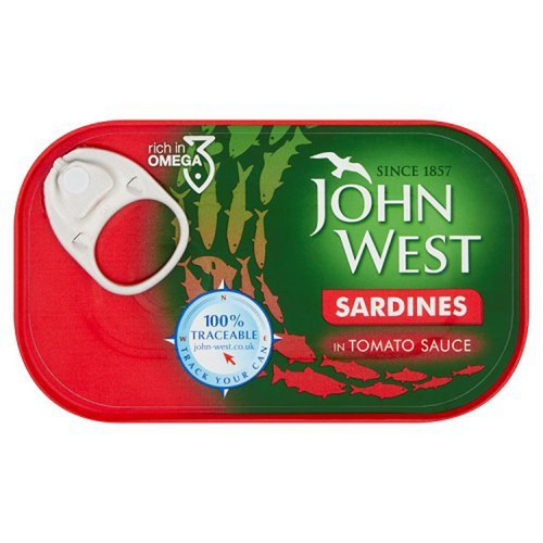 Johnwest Sardines In Tomato Sauce, 120 gm